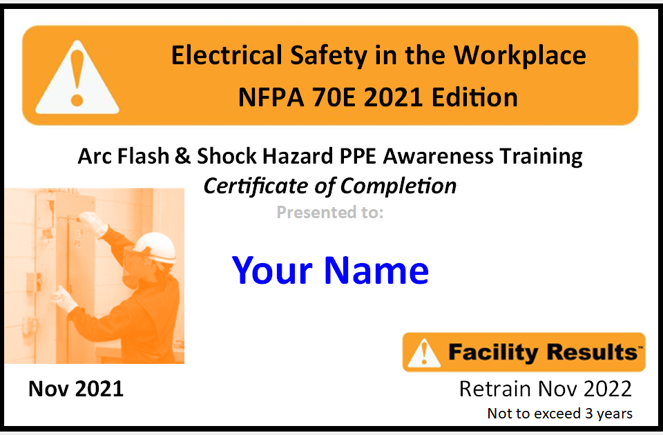 Electrical Safety Training - NFPA 70E